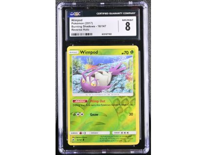 BUS 016/147 Wimpod REVERSE HOLO - Burning Shadows - CGC 8