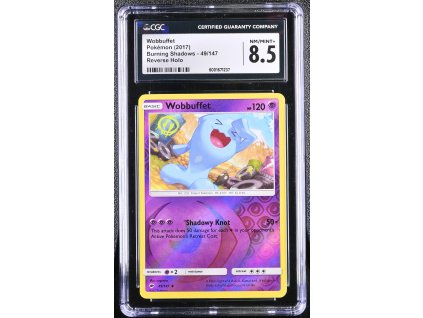 BUS 049/147 Wobbuffet REVERSE HOLO - Burning Shadows - CGC 8.5