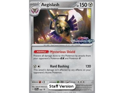 SVP 060 Aegislash STAFF PROMO - Black Star Promos