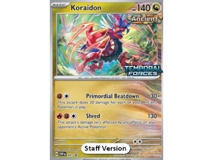 SVP 091 Koraidon STAFF PROMO - Black Star Promos