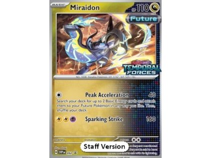 SVP 092 Miraidon STAFF PROMO - Black Star Promos