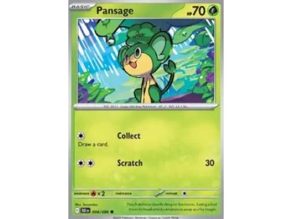 BLK 004/086 Pansage - Black Bolt