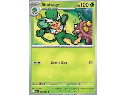 BLK 005/086 Simisage - Black Bolt