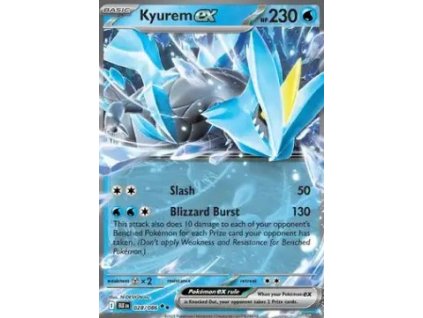 BLK 028/086 Kyurem ex - Black Bolt