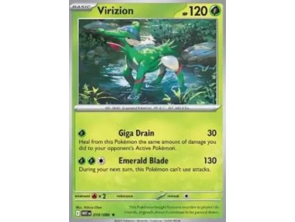 WHT 010/086 Virizion - White Flare
