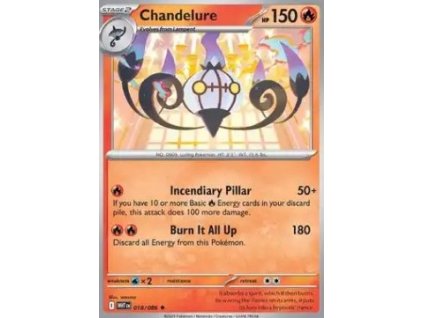 WHT 018/086 Chandelure - White Flare