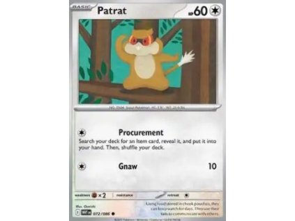 WHT 072/086 Patrat - White Flare
