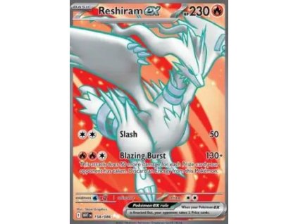 WHT 158/086 Reshiram ex - White Flare