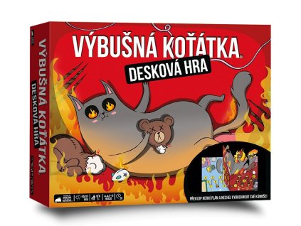 Výbušná koťátka: Desková hra