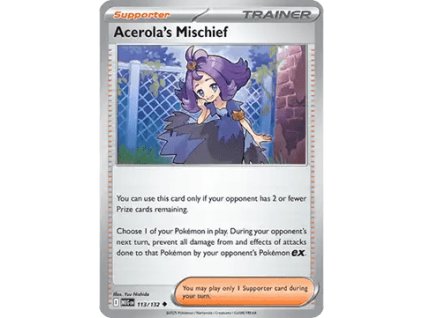 MEG 113/132 Acerola's Mischief - Mega Evolution