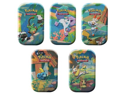 BAZAR Pokémon TCG: Galar Pals Mini Tin - Evolving Skies a Brilliant Stars Booster