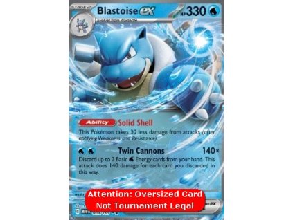 JUMBO MEW 009/165 Blastoise ex - 151