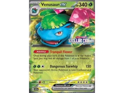 SCR 001/142 Venusaur ex STAMPED - Stellar Crown