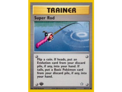 NG 103/111 Super Rod 1st EDITION - Neo Genesis