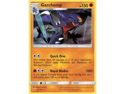 FLI 062/131 Garchomp - Forbidden Light