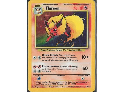 JU 03/64 Flareon HOLO (NO SYMBOL) - Jungle