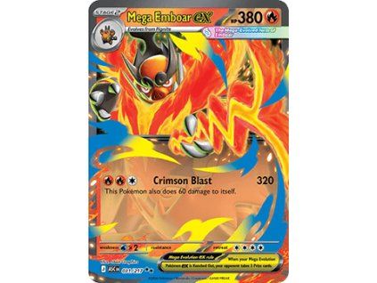 ASC 031/217 Mega Emboar ex - Ascended Heroes