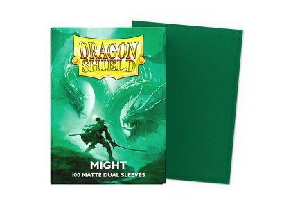 DRAGON SHIELD STANDARD SIZE MATTE DUAL SLEEVES MIGHT 100 SLEEVES