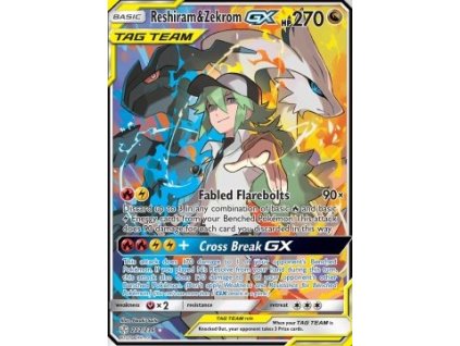 CEC 222/236 Reshiram & Zekrom GX - Cosmic Eclipse