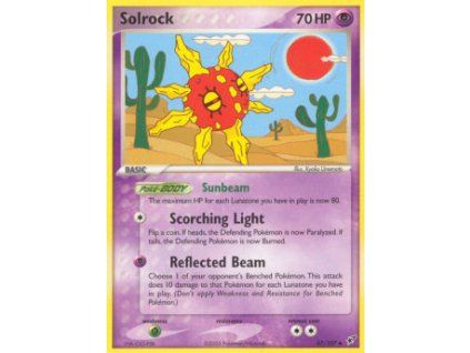 DX 047/107 Solrock - EX Deoxys
