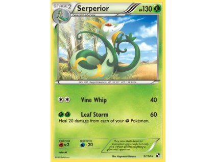 BLW 005/114 Serperior - Black & White