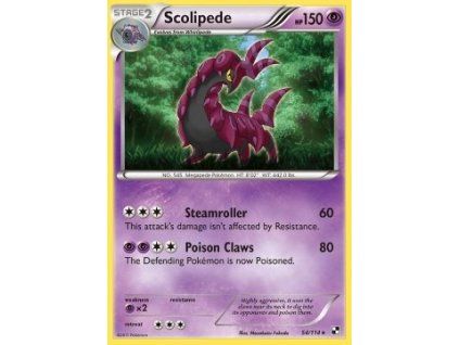 BLW 054/114 Scolipede - Black & White