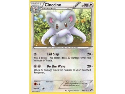 BLW 089/114 Cinccino - Black & White
