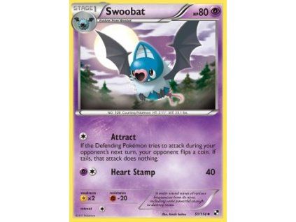 BLW 051/114 Swoobat - Black & White