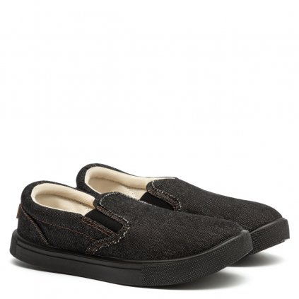 slip on boston negru