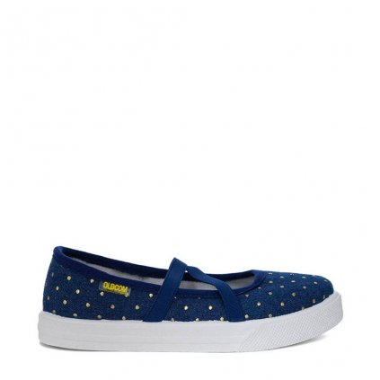 Slip-On ELLA Navy Dětské1