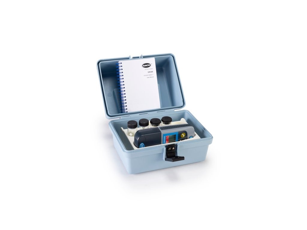 Vreckový kolorimeter DR300, hliník, s kufríkom