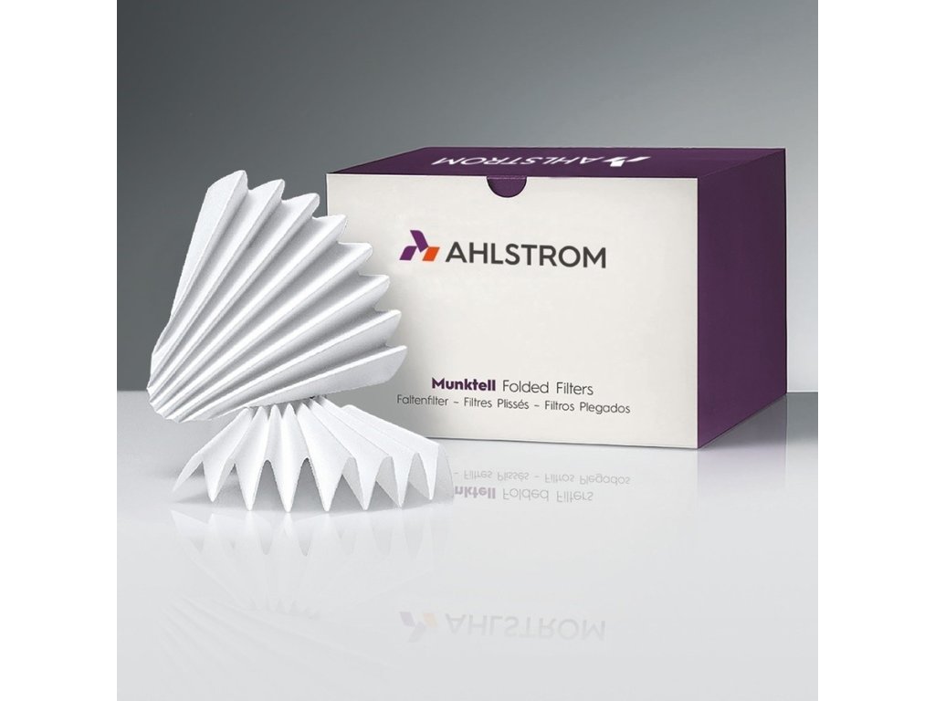 Filtračný papier 1289 kruh skladaný - kvalitatívny (balenie 100 ks) (Veľkosť priemer 320 mm)