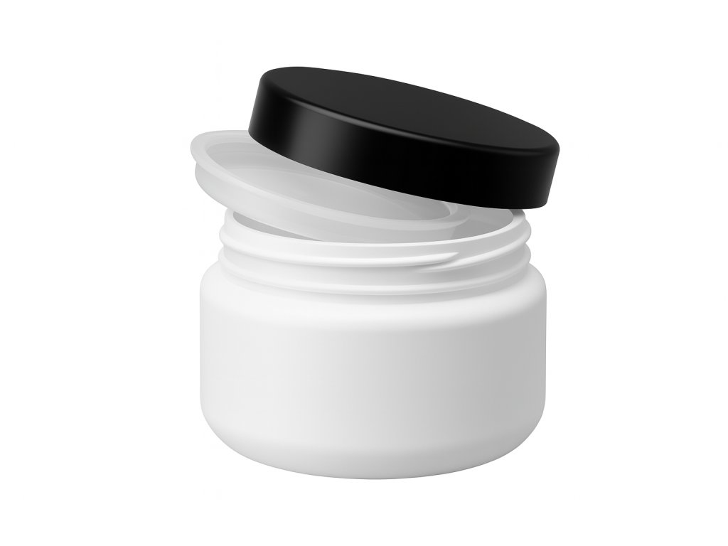 Nádoba 500 ml so skrutkovým uzáverom a vnútorným viečkom