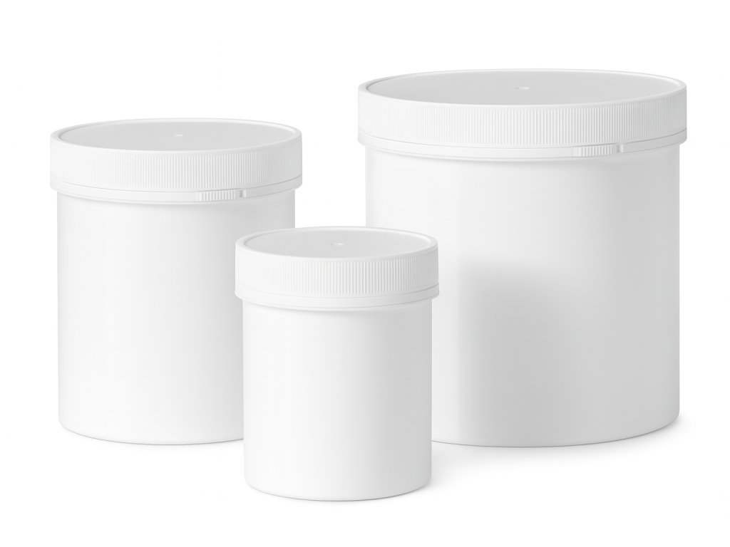 Nádoba na vzorky, skrutkovacia, PP, bez uzáveru, 50 ml - 1250 ml