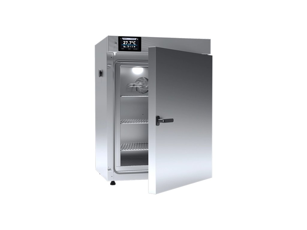 Laboratórna sušiareň SLW 240 SMART – 245 L, nútená cirkulácia (Povrchová úprava Nerezová oceľ s ľanovou štruktúrou)