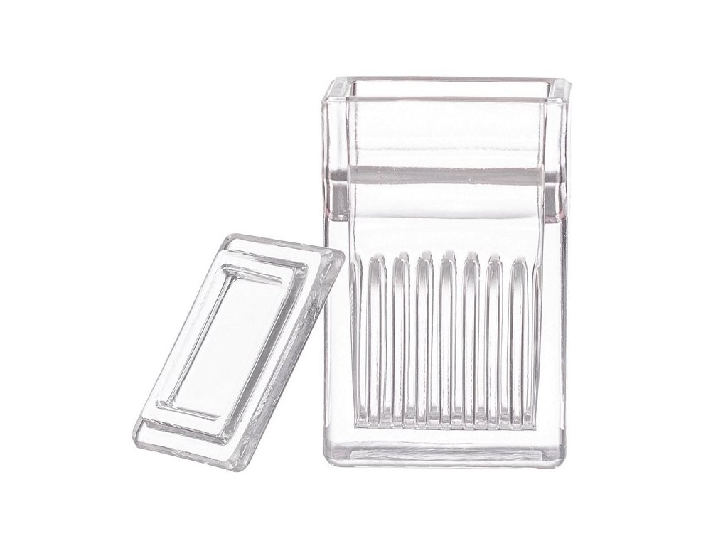 Dóza na mikrosklá podľa Hellendahla s rozšírením, spodná časť + viečko