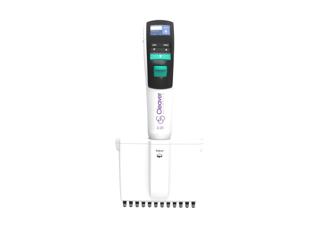 Elektronická pipeta omni EPETTE 0,5–10 µl I CLEAVER SCIENTIFIC