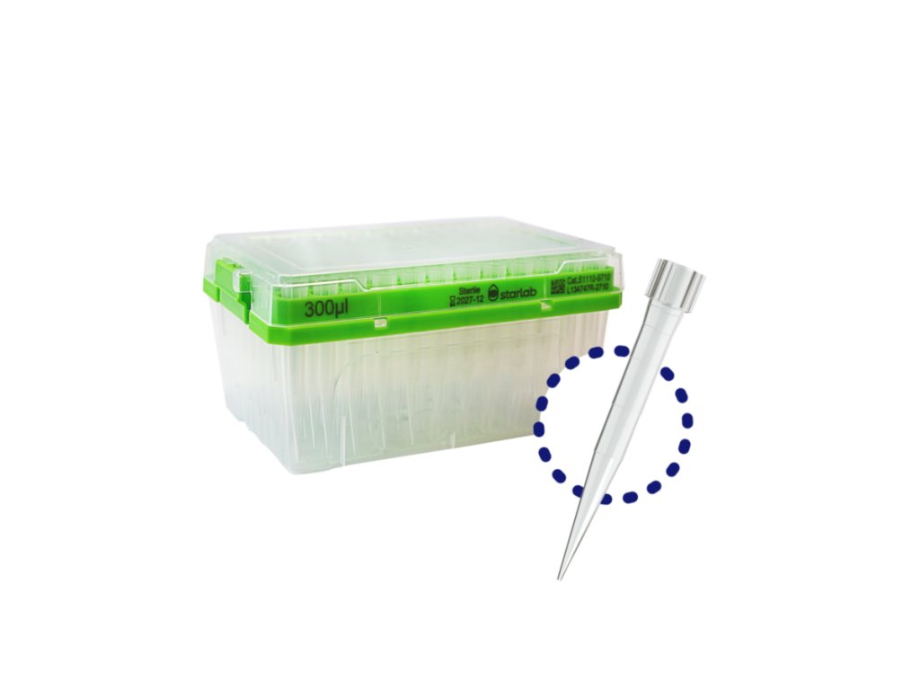 52152 spicky tipones 300 l graduovane v rakoch 960 ks sterilne i starlab