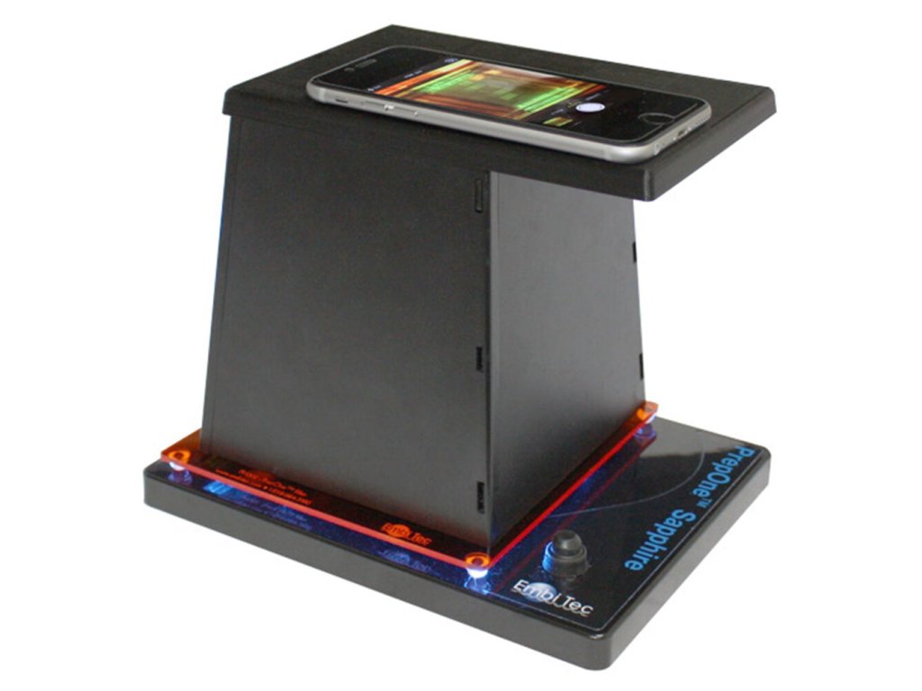 PrepOne™ Sapphire Blue LED Illuminator with Photo Hood for Smart Devices