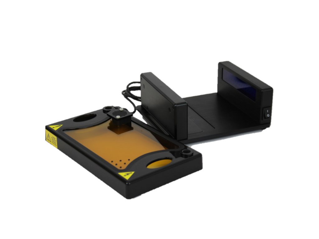 Transiluminátor runVIEW Base Station s bluVIEW vrchnákom