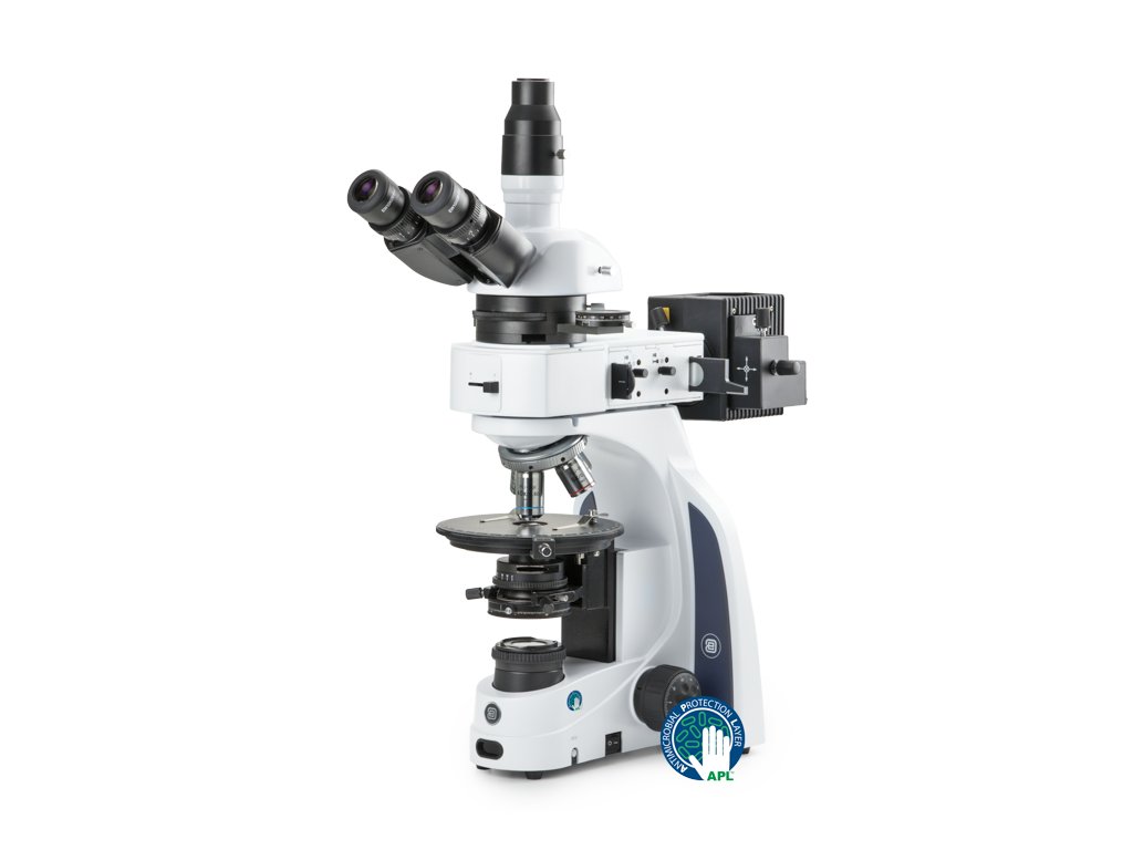 Polarizačný mikroskop iScope IS.1052-PLPOLi pre polarizačné merania | Euromex (Typ mikroskopu Trinokulár)