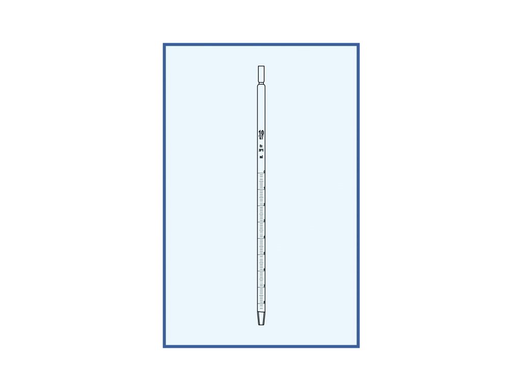 Pipeta delená, serologická, široká špička, 5 ml, delenie 0,05 ml