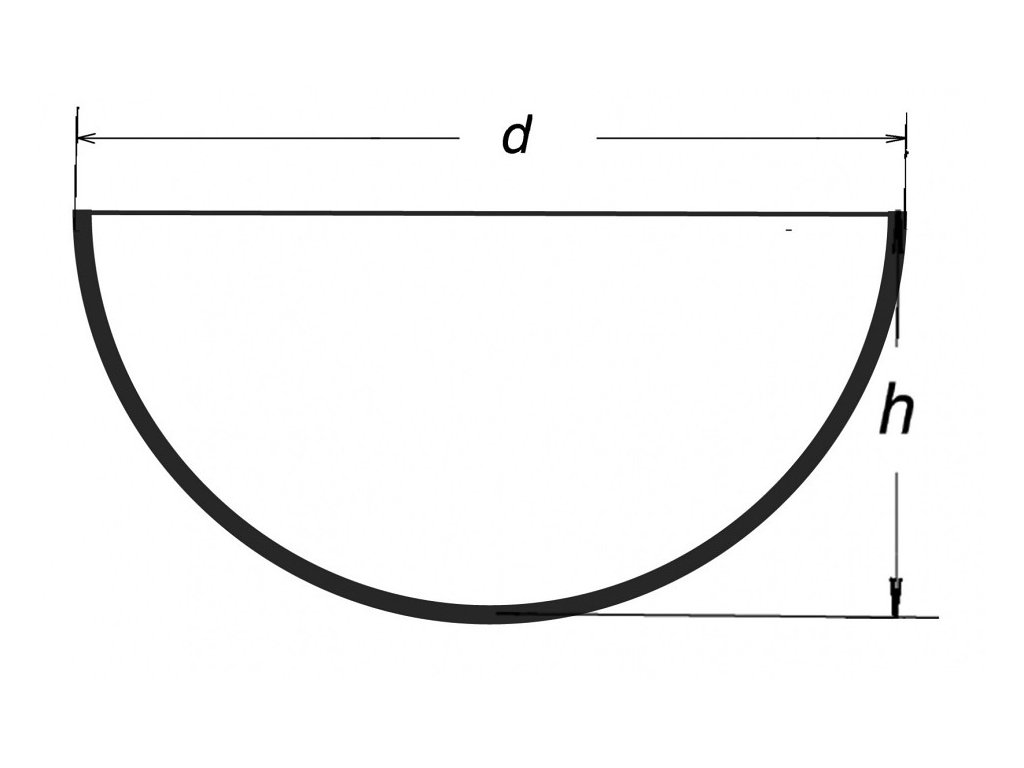 Odparovacia miska s okrúhlym dnom, bez výlevky; SIMAX (Objem 35 ml)