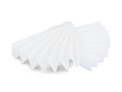 Skladaný filtračný papier 2R pre kvalitatívnu analýzu, (Balenie 500 ks) (Veľkosť priemer 320 mm)