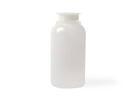 Širokohrdlá graduovaná LDPE fľaša, 50 - 2000 ml (Objem 2000 ml)