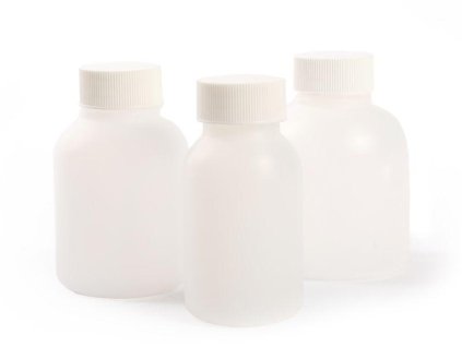 Širokohrdlá HDPE fľaša so zníženou výškou, 100 ml - 200 ml (Objem 200 ml)