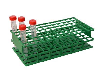 Stojan na 15 ml centrifugačné skúmavky LABSOLUTE® SMART, 6 × 12 jamiek, PA (Farba Žltý)