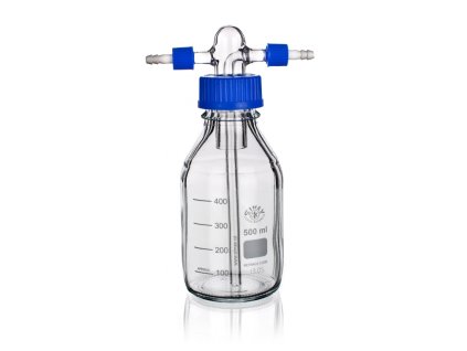 Premývačka s reagenčnou fľašou GL 45 podľa Drechslera