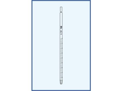 Pipeta delená, serologická, široká špička, 5 ml, delenie 0,05 ml