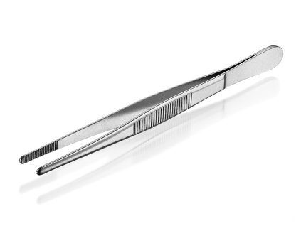 Rovné pinzety s tupými hrotmi (Veľkosť 300 mm)